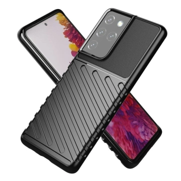 Schützende Thunder Case für Samsung Galaxy S23 Ultra Silikonhülle Blau