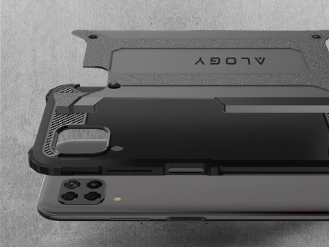 Etui Alogy Hard Armor do Huawei P40 Lite/ Nova 6 SE szare
