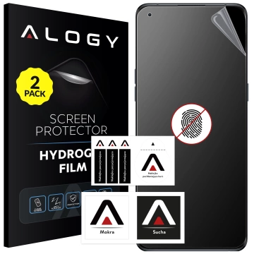 2x Folia "MATOWA" do Oppo Find X5 Pro Hydrożelowa Alogy HydroSkin Matte Pro™ na ekran do etui "BEZ ODCISKU PALCÓW"