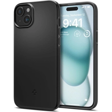 Etui Spigen Thin Fit für iPhone 15 schwarz