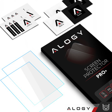 2x Panzerglas für Asus ROG Ally für Alogy Displayschutzfolie Pro 9H Konsolenbildschirm