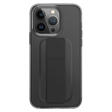 Etui UNIQ Heldro Mount do iPhone 14 Pro 6,1" szary/vapour smoke