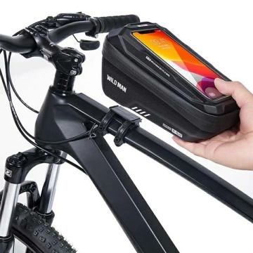 Koffer/Fahrradhalter WILDMAN XS2 Rahmentasche schwarz/schwarz