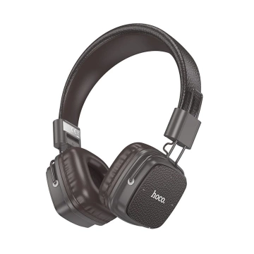 HOCO słuchawki bezprzewodowe bluetooth nagłowne W56 brązowe