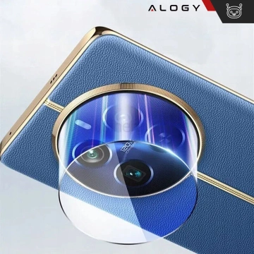 2x Kameralinsenschutzfolie aus gehärtetem Glas für Realme 12 PRO / Realme 12 PRO PLUS 5G Alogy Transparent