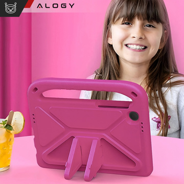Etui do Samsung Galaxy Tab A11 (X130/X135) / A9 2023 8.7" (X110/X115) dla dzieci obudowa na tablet Alogy Kids Case Różowe