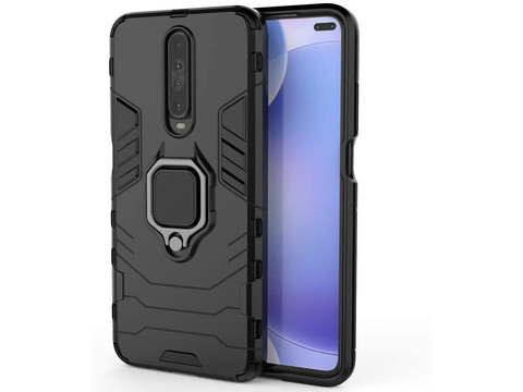 Alogy Stand Ring Armor Hülle für Xiaomi Poco X2 schwarz
