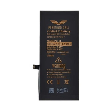 Bateria Premium Cell Cobalt iPhone 11 3830mAh 600 Zyklen