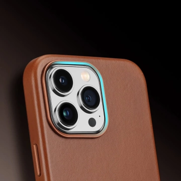 Dux Ducis Naples Hülle für iPhone 14 Pro Max magnetische Lederhülle MagSafe braun