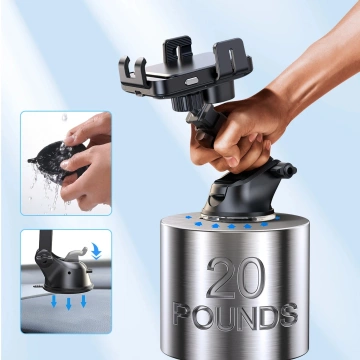 Joyroom JR-ZS219 15W Qi Elektrischer kabelloser Ladehalter Schwarz