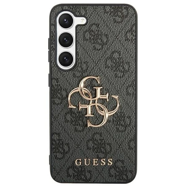 Etui Guess GUHCS24M4GMGGR für Samsung Galaxy S24 S926 czarny/black hardcase 4G Big Metal Logo