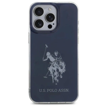 Etui do iPhone 15 Pro Max US Polo Shiny Big Logo Granatowe