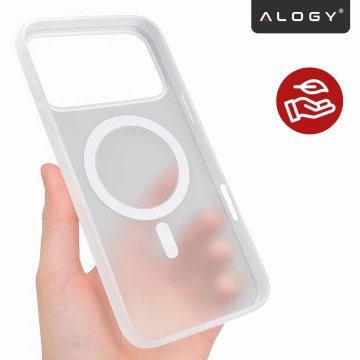Etui do Apple iPhone 17 Pro Max – matowa obudowa do MagSafe z ochroną obiektywu, smukłe i odporne na zarysowania, idealne dopasowanie – Alogy Skinny MatteCase™ Białe