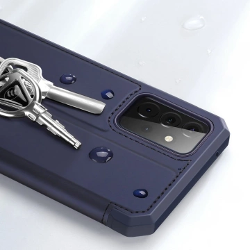 DUX DUCIS Skin X Holster Cover mit Flip Cover für Samsung Galaxy A72 4G blau
