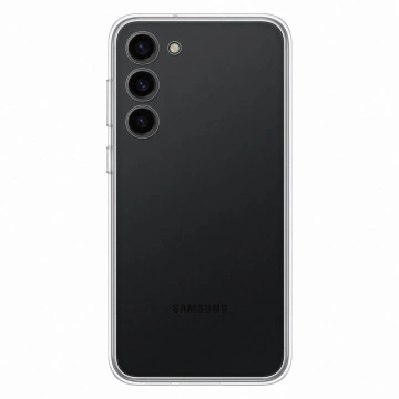 Samsung Frame Cover für Samsung Galaxy S23 Plus Hülle mit austauschbaren Rückseiten schwarz
