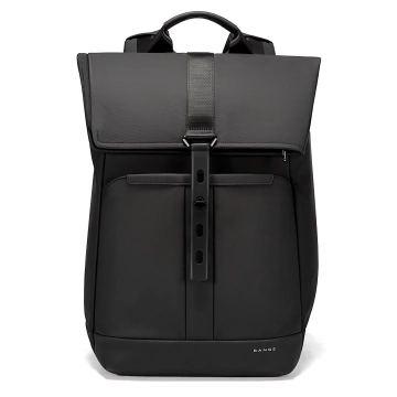 Bange wasserdichter Rucksack für 15,6-Zoll-Laptop, Stadtreisender, 45 x 30 x 16 cm, für Arbeit, Flugzeug, Herren, Damen, mit USB-Anschluss Schwarz