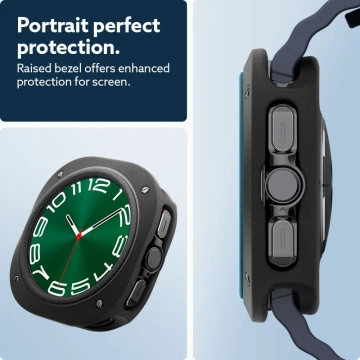 Etui Caseology Vault für Samsung Galaxy Watch Ultra (47 mm) Mattschwarz