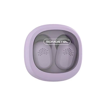 Słuchawki bezprzewodowe Somostel I660 Earbuds Bluetooth TWS Fioletowe
