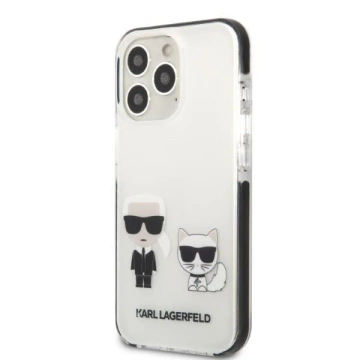 Schutzhülle Karl Lagerfeld KLHCP13LTPEKCW für Apple iPhone 13 Pro / 13 6.1" Hardcase weiß/weiß Karl
