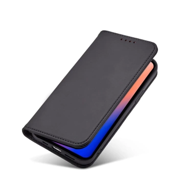 Magnetkartenhülle für iPhone 12 Pro Max Tasche Kartenetui Kartenhalter Schwarz