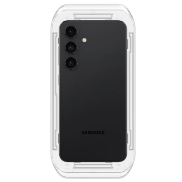 2x Szkło hartowane do Samsung Galaxy S24+ Plus S25+ Plus Spigen Glas.TR "EZ FIT" Clear 2-Pack z ramką do montażu
