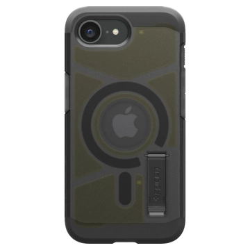 Etui do iPhone 16e Spigen Tough Armor Mag MagSafe Frost Black