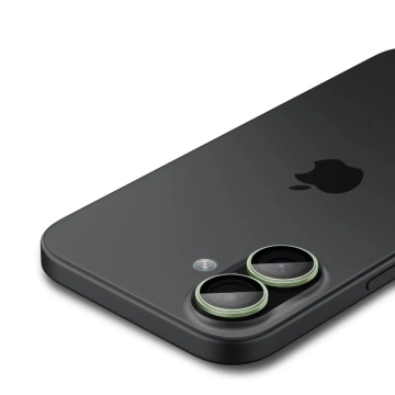 Osłona Aparatu Spigen Optik Pro Glas.TR EZ Fit iPhone 16/17 Green 2-Pack