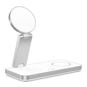 Ładowarka Indukcyjna 3w1 Tech-Protect QI15W-A47 MagSafe Biała