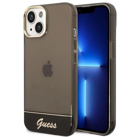 Etui Guess GUHCP14MHGCOK do Apple iPhone 14 Plus 6,7" czarny/black hardcase Translucent