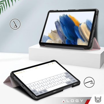 Etui do Samsung Galaxy Tab A11 (X130/X135) / A9 2023 8.7" (X110/X115) obudowa na tablet Case Alogy Book Cover Różowe