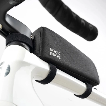 Rockbros 0.9l wasserdichte Fahrradtasche für Rahmen-Oberrohr - Schwarz