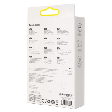Baseus Glimmer Series kabel do szybkiego ładowania USB-C - Lightning 480Mb/s PD 20W 2m czarny