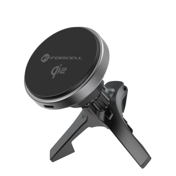 Uchwyt Samochodowy Forcell Rapid Charge Qi2 MagSafe z Ładowarką 15W