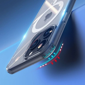 DUX DUCIS Clin Mag Hülle – transparente Hülle kompatibel mit MagSafe für iPhone 15 Pro Max