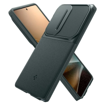 Etui do Samsung Galaxy S25 Ultra Abyss Green Spigen Optik Armor