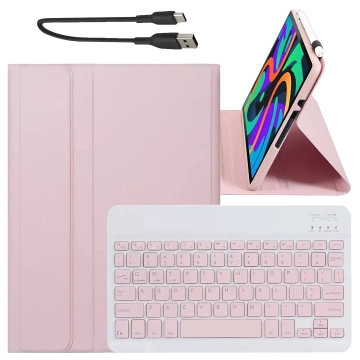 Etui ochronne z klawiaturą Alogy Keyboard case klawiatura bezprzewodowa do Lenovo Tab K11 / K11E 11” M11 10.95" TB330FU / TB330XU / TB331FC różowe
