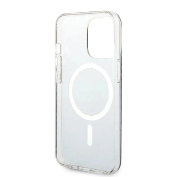 Zestaw Guess GUBPP14XHMEACSK Case+ Charger iPhone 14 Pro Max 6,7" czarny/black hard case MagSafe Marble 