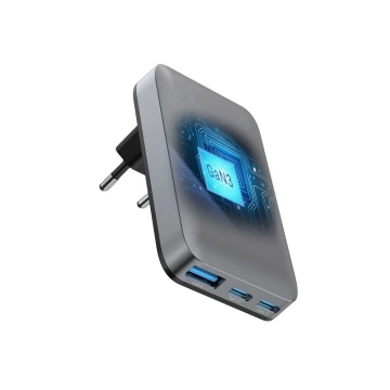 Ładowarka sieciowa Forcell GaN III 65W 2xUSB-C + USB-A PD QC SFC