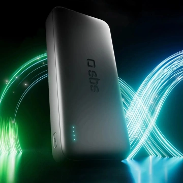 Powerbank SBS Infinity 20000mAh 10W LiFePO₄ USB-C USB-A Czarny
