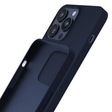 Etui 3mk Silicone Case Dark Navy do Apple iPhone 16 Pro