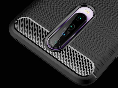 Etui Alogy Rugged Armor do Xiaomi Redmi K30/ Poco X2 czarne + Szkło Alogy