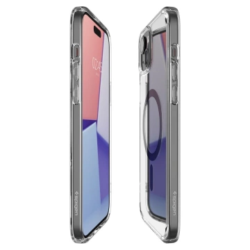 Etui Spigen Ultra Hybrid Mag für MagSafe für iPhone 15 Plus schwarz