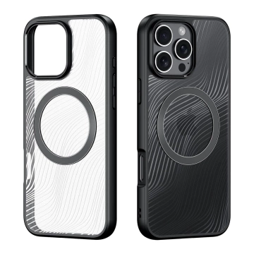 Etui do iPhone 16 Pro Max Dux Ducis Aimo Mag z MagSafe - Czarny