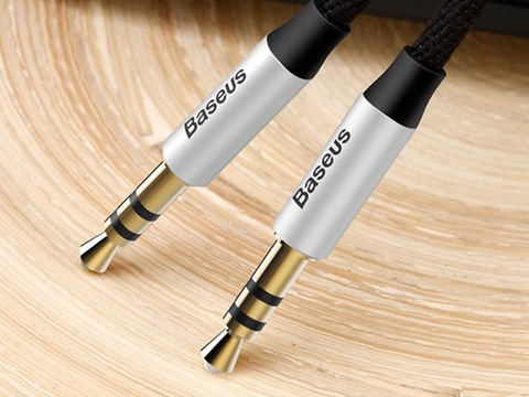 Baseus Yiven M30 Audiokabel Miniklinke 3,5 mm 1 m schwarz