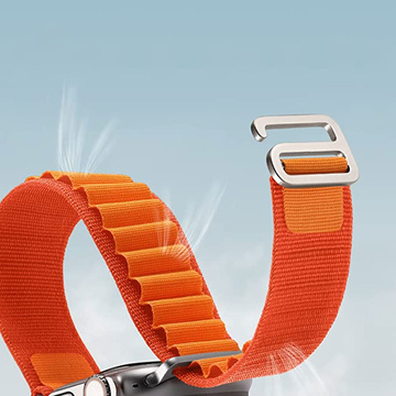 Pasek do zegarka Alogy Sport Strap do Apple Watch 4/5/6/7/8/SE/Ultra (42/44/45/49mm) Pomarańczowy