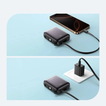 Powerbank Joyroom JR-PBF27 10000 mAh 22.5 W USB-C & Lightning – czarny