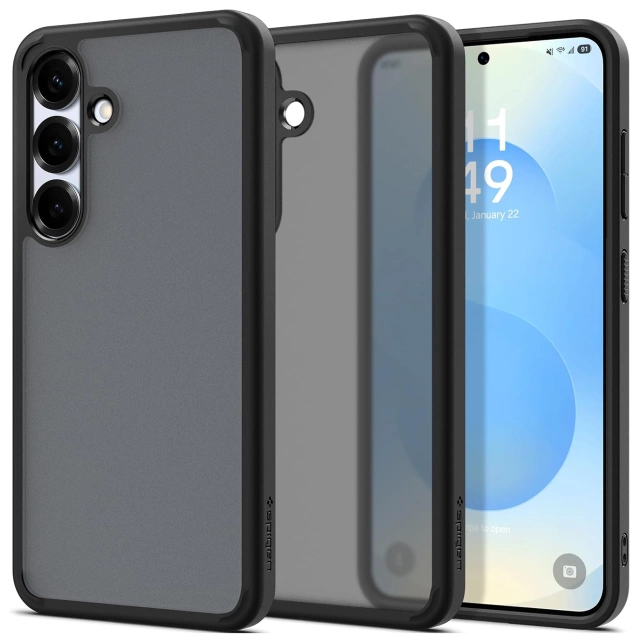 Etui na telefon do Samsung Galaxy S25 Spigen Ultra Hybrid Obudowa Case Frost Black