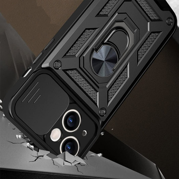 Etui Alogy Camshield Stand Ring z osłonką na aparat do Apple iPhone 13 Mini