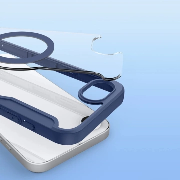 Dux Ducis Skin X Pro iPhone 16e Hülle mit MagSafe – Blau