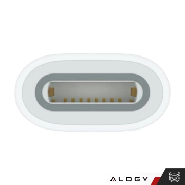 Alogy Pencil Ladeadapter für Lightning-Stifte – Lightning-auf-Apple-Pen-Ladekabeladapter Weiß